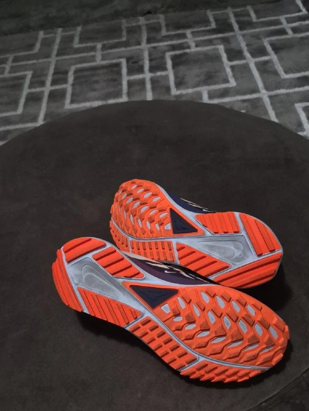 Nike Cream, Navy & Orange GORE-TEX Trail Running Sneakers